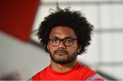 28 August 2018; Henry Speight of Ulster following an Ulster Rugby press conference at the Kingspan Stadium in Belfast. Photo by Oliver McVeigh/Sportsfile