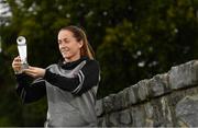 28 August 2018; Kylie Murphy of Wexford Youths with her Continental Tyres Women's National League Player of the Month award for July at IT Carlow in Carlow. Photo by Eóin Noonan/Sportsfile