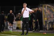28 August 2018; Dundalk manager Stephen Kenny during the SSE Airtricity Premier Division match between Dundalk and Shamrock Rovers at Oriel Park in Dundalk, Louth. Photo by Stephen McCarthy/Sportsfile