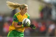 25 August 2018; Yvonne Bonner of Donegal during the TG4 All-Ireland Ladies Football Senior Championship Semi-Final match between Cork and Donegal at Dr Hyde Park in Roscommon. Photo by Piaras Ó Mídheach/Sportsfile