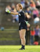 25 August 2018; Dublin goalkeeper Ciara Trant during the TG4 All-Ireland Ladies Football Senior Championship Semi-Final match between Dublin and Galway at Dr Hyde Park in Roscommon. Photo by Piaras Ó Mídheach/Sportsfile