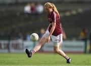 25 August 2018; Louise Ward of Galway during the TG4 All-Ireland Ladies Football Senior Championship Semi-Final match between Dublin and Galway at Dr Hyde Park in Roscommon. Photo by Piaras Ó Mídheach/Sportsfile