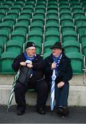 31 August 2018; Limerick supporters John Fitzgerald from Thomondgate, left, and Mick Noonan, from Ballysimon Road, prior to the SSE Airtricity League Premier Division match between Limerick and Dundalk at the Markets Field in Limerick. Photo by Diarmuid Greene/Sportsfile