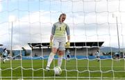 31 August 2018; Northern Ireland goalkeeper Jacqueline Burns after conceding her side's third goal during the 2019 FIFA Women's World Cup Qualifier match between Republic of Ireland and Northern Ireland at Tallaght Stadium in Dublin. Photo by Stephen McCarthy/Sportsfile