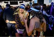 31 August 2018; Festival-goers Aoibhinn, left, and Caoilfhionn Raleigh, from Leixlip, Co. Kildare, dance as Spring Break perform at the Electric Ireland Throwback Stage during day one of Electric Picnic 2018 at Stradbally in Laois. The Throwback fun is in full swing Electric Ireland’s Throwback Stage. Spring Break are belting out their signature 80’s style sound to a crowd of nostalgia lovers. But the fun has only just begun. This year, Electric Ireland’s Throwback Stage boasts a host of throwback fun, including headliners B*witched, The Voice of M People: Heather Small and Johnny Logan. One of the most popular stages at the festival, Electric Ireland’s Throwback Stage has played host to pop legends 5ive, S Club Party, Ace of Base, Bonnie Tyler, 2 Unlimited, The Vengaboys and Bananarama – to name a few. Share in the nostalgia of the Electric Ireland Throwback Stage, visit:?   ?www.twitter.com/ElectricIreland?|??www.facebook.com/ElectricIreland?| ?www.instagram.com/ElectricIreland | #ThrowbackStage Photo by Sam Barnes/Sportsfile