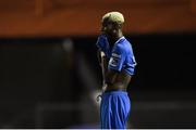 31 August 2018; Ismahil Akinade of Waterford reacts after the SSE Airtricity League Premier Division match between St Patrick's Athletic and Waterford at Richmond Park in Dublin. Photo by Harry Murphy/Sportsfile