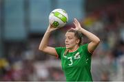 31 August 2018; Harriet Scott of Republic of Ireland during the 2019 FIFA Women's World Cup Qualifier match between Republic of Ireland and Northern Ireland at Tallaght Stadium in Dublin. Photo by Stephen McCarthy/Sportsfile