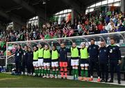 31 August 2018; The Republic of Ireland bench during the 2019 FIFA Women's World Cup Qualifier match between Republic of Ireland and Northern Ireland at Tallaght Stadium in Dublin. Photo by Stephen McCarthy/Sportsfile