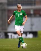 31 August 2018; Diane Caldwell of Republic of Ireland during the 2019 FIFA Women's World Cup Qualifier match between Republic of Ireland and Northern Ireland at Tallaght Stadium in Dublin. Photo by Stephen McCarthy/Sportsfile