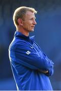 31 August 2018; Leinster head coach Leo Cullen ahead of the Guinness PRO14 Round 1 match between Cardiff Blues and Leinster at the BT Cardiff Arms Park in Cardiff, Wales. Photo by Ramsey Cardy/Sportsfile