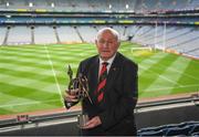1 September 2018; Former Down footballer Paddy Doherty with his Lifetime Achievement Award during the GPA Former Players Event 2018 at Croke Park in Dublin. Photo by Piaras Ó Mídheach/Sportsfile