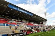 1 September 2018; A general view of the pitch and stadium before the Guinness PRO14 Round 1 match between Ulster and Scarlets at the Kingspan Stadium in Belfast. Photo by Oliver McVeigh/Sportsfile