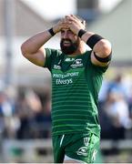 1 September 2018; Peter McCabe of Connacht reacts at the final whistle following his side's defeat during the Guinness PRO14 Round 1 match between Connacht and Glasgow Warriors at the Sportsground in Galway. Photo by Seb Daly/Sportsfile