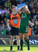 1 September 2018; Craig Ronaldson of Connacht reacts after missing a late penalty during the Guinness PRO14 Round 1 match between Connacht and Glasgow Warriors at the Sportsground in Galway. Photo by Seb Daly/Sportsfile