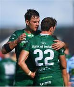 1 September 2018; Craig Ronaldson, right, is consoled by Quinn Roux of Connacht following the Guinness PRO14 Round 1 match between Connacht and Glasgow Warriors at the Sportsground in Galway. Photo by David Fitzgerald/Sportsfile
