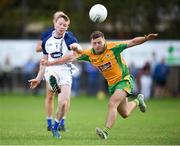 1 September 2018; Colin Brady of Naomh Gall in action against Dylan Wall of Corofin during the Londis All Ireland Senior Football 7s final match between Naomh Gall and Corofin at Kilmacud Crokes GAA Club in Dublin Photo by Eóin Noonan/Sportsfile