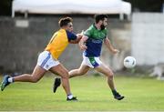 1 September 2018; Colin Finn of St Marys in action against Eoghan McCabe of Naomh Gall during the Londis All Ireland Senior Football 7s semi final match between Naomh Gall and St. Marys at Kilmacud Crokes GAA Club in Dublin Photo by Eóin Noonan/Sportsfile