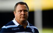 31 August 2018; Cardiff Blues head coach John Mulvihill ahead of the Guinness PRO14 Round 1 match between Cardiff Blues and Leinster at the BT Cardiff Arms Park in Cardiff, Wales. Photo by Ramsey Cardy/Sportsfile