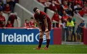 1 September 2018; Darren Sweetnam of Munster during the Guinness PRO14 Round 1 match between Munster and Toyota Cheetahs at Thomond Park in Limerick. Photo by Diarmuid Greene/Sportsfile