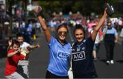 2 September 2018; Dublin supporters Niamh and Aoibhinn Walsh, from Swords, prior to the GAA Football All-Ireland Senior Championship Final match between Dublin and Tyrone at Croke Park in Dublin. Photo by Stephen McCarthy/Sportsfile