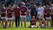 2 September 2018; Dejected Galway players after the Electric Ireland GAA Football All-Ireland Minor Championship Final match between Kerry and Galway at Croke Park in Dublin. Photo by Oliver McVeigh/Sportsfile