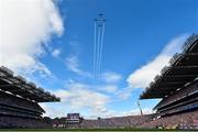 2 September 2018; A general view of the fly-by during the GAA Football All-Ireland Senior Championship Final match between Dublin and Tyrone at Croke Park in Dublin. Photo by Seb Daly/Sportsfile