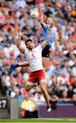 2 September 2018; Paul Mannion of Dublin in action against Pádraig Hampsey of Tyrone during the GAA Football All-Ireland Senior Championship Final match between Dublin and Tyrone at Croke Park in Dublin. Photo by Eóin Noonan/Sportsfile