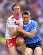 2 September 2018; Colm Cavanagh of Tyrone is tackled by Con O'Callaghan of Dublin during the GAA Football All-Ireland Senior Championship Final match between Dublin and Tyrone at Croke Park in Dublin. Photo by Ramsey Cardy/Sportsfile