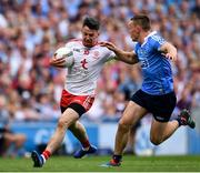 2 September 2018; Mattie Donnelly of Tyrone in action against Con O'Callaghan of Dublin during the GAA Football All-Ireland Senior Championship Final match between Dublin and Tyrone at Croke Park in Dublin. Photo by Seb Daly/Sportsfile