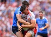 2 September 2018; Richard Donnelly of Tyrone is tackled by John Small of Dublin during the GAA Football All-Ireland Senior Championship Final match between Dublin and Tyrone at Croke Park in Dublin. Photo by Brendan Moran/Sportsfile