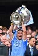 2 September 2018; James McCarthy of Dublin lifts the Sam Maguire Cup following the GAA Football All-Ireland Senior Championship Final match between Dublin and Tyrone at Croke Park in Dublin. Photo by Seb Daly/Sportsfile