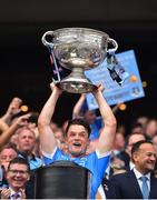 2 September 2018; Eric Lowndes of Dublin lifts the Sam Maguire Cup following the GAA Football All-Ireland Senior Championship Final match between Dublin and Tyrone at Croke Park in Dublin. Photo by Seb Daly/Sportsfile