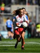 2 September 2018; Ciara O'Brien, Oven NS, Co Cork, representing Tyrone, during the INTO Cumann na mBunscol GAA Respect Exhibition Go Games at the Electric Ireland GAA Football All-Ireland Minor Championship Final match between Kerry and Galway at Croke Park in Dublin. Photo by Seb Daly/Sportsfile