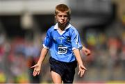 2 September 2018; Brian Mulvey, Colehill NS, Co Longford, representing Dublin, in action during the INTO Cumann na mBunscol GAA Respect Exhibition Go Games at the Electric Ireland GAA Football All-Ireland Minor Championship Final match between Kerry and Galway at Croke Park in Dublin. Photo by Eóin Noonan/Sportsfile