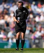 2 September 2018; Referee Sean Hurson during the Electric Ireland GAA Football All-Ireland Minor Championship Final match between Kerry and Galway at Croke Park in Dublin. Photo by Eóin Noonan/Sportsfile