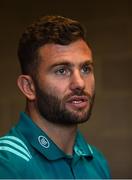 3 September 2018; Jaco Taute during a Munster Rugby press conference at the University of Limerick in Limerick. Photo by Diarmuid Greene/Sportsfile