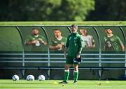 3 September 2018; Assistant manager Roy Keane during Republic of Ireland squad training at the FAI National Training Centre in Abbotstown, Dublin. Photo by Stephen McCarthy/Sportsfile
