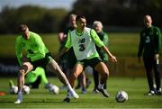 3 September 2018; Graham Burke, right, and James McClean during Republic of Ireland squad training at the FAI National Training Centre in Abbotstown, Dublin. Photo by Stephen McCarthy/Sportsfile