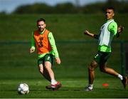 3 September 2018; Alan Judge, left, and Graham Burke during Republic of Ireland squad training at the FAI National Training Centre in Abbotstown, Dublin. Photo by Stephen McCarthy/Sportsfile