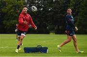 3 September 2018; Conor Murray and Joey Carbery during Munster Rugby squad training at the University of Limerick in Limerick. Photo by Diarmuid Greene/Sportsfile