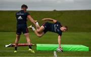 3 September 2018; Liam Coombes and Calvin Nash during Munster Rugby squad training at the University of Limerick in Limerick. Photo by Diarmuid Greene/Sportsfile