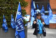 3 September 2018; Dublin supporter Lorraine McGuinness, from Dublin City, during the Dublin All-Ireland Football Winning team homecoming at Smithfield in Dublin. Photo by David Fitzgerald/Sportsfile