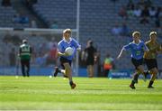 2 September 2018; Conal Ó Riain, Gaelscoil Thaobh na Coille, Stepaside, Co Dublin, during the INTO Cumann na mBunscol GAA Respect Exhibition Go Games at the Electric Ireland GAA Football All-Ireland Minor Championship Final match between Kerry and Galway at Croke Park in Dublin. Photo by Ray McManus/Sportsfile