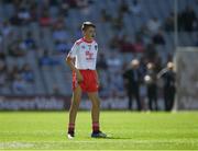 2 September 2018; Seán McGhee, Ballyvary Central, Castlebar, Co Mayo, representing Tyrone, during the INTO Cumann na mBunscol GAA Respect Exhibition Go Games at the Electric Ireland GAA Football All-Ireland Minor Championship Final match between Kerry and Galway at Croke Park in Dublin. Photo by Ray McManus/Sportsfile