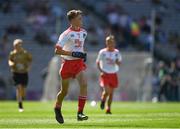 2 September 2018; Alan O'Connell, Dromahane NS, Mallow, Co Cork, representing Tyrone, during the INTO Cumann na mBunscol GAA Respect Exhibition Go Games at the Electric Ireland GAA Football All-Ireland Minor Championship Final match between Kerry and Galway at Croke Park in Dublin. Photo by Ray McManus/Sportsfile