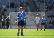 2 September 2018; James Hurley, Rathkeevin NS, Clonmel, Co Tipperary, representing Dublin, during the INTO Cumann na mBunscol GAA Respect Exhibition Go Games at the Electric Ireland GAA Football All-Ireland Minor Championship Final match between Kerry and Galway at Croke Park in Dublin. Photo by Ray McManus/Sportsfile