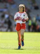 2 September 2018; Aoibhe Hoey, Jonesboro PS, Newry, Co Down, representing Tyrone, during the INTO Cumann na mBunscol GAA Respect Exhibition Go Games at the Electric Ireland GAA Football All-Ireland Minor Championship Final match between Kerry and Galway at Croke Park in Dublin. Photo by Piaras Ó Mídheach/Sportsfile