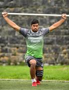 4 September 2018; Jarrad Butler during Connacht Rugby squad training at the Sportsground in Galway. Photo by Harry Murphy/Sportsfile