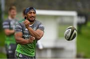 4 September 2018; Bundee Aki during Connacht Rugby squad training at the Sportsground in Galway. Photo by Harry Murphy/Sportsfile