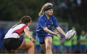 31 August 2018; Emma Hooban of Leinster in action against Claire McLaughlin of Ulster during the Women’s Interprovincial Championship match between Leinster and Ulster at Blackrock RFC in Dublin. Photo by Piaras Ó Mídheach/Sportsfile